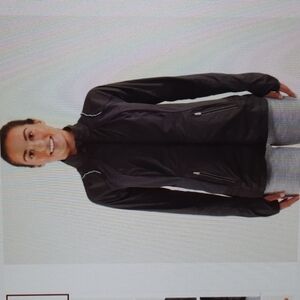 Lululemon black Nothin' But Run Jacket size 4
